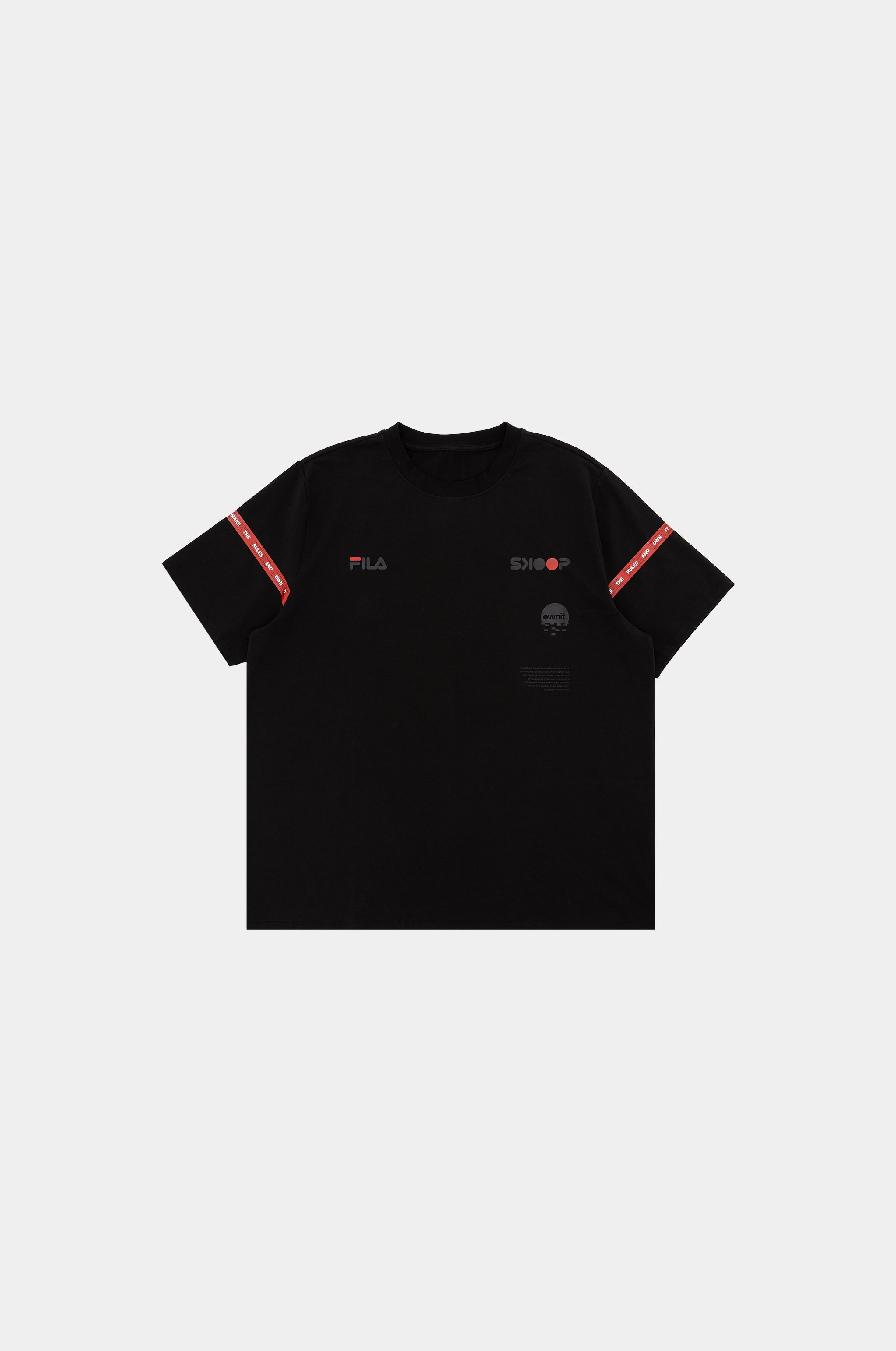 SKOOP® FILA Make The Rules Shirt Black - Main Image