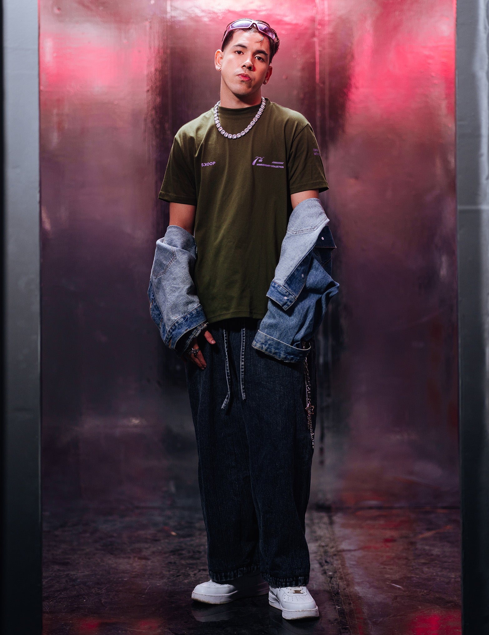 SKOOP® Crewneck Shirt Year 7 Tech Olive