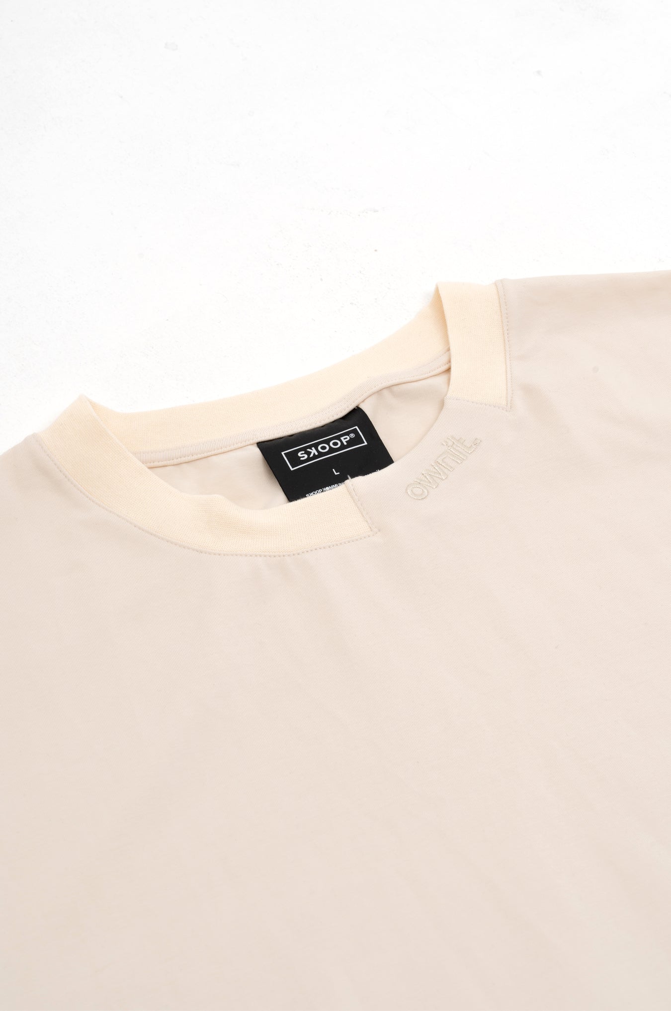 SKOOP® Basiks Crew Neck Shirt Acid Bone - SKOOP Kommunity