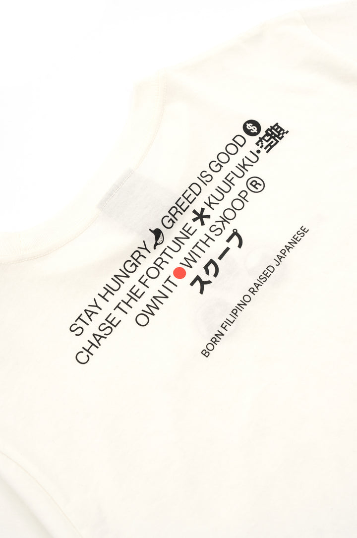 SKOOP® Daruma Creed Shirt Milk White - SKOOP Kommunity