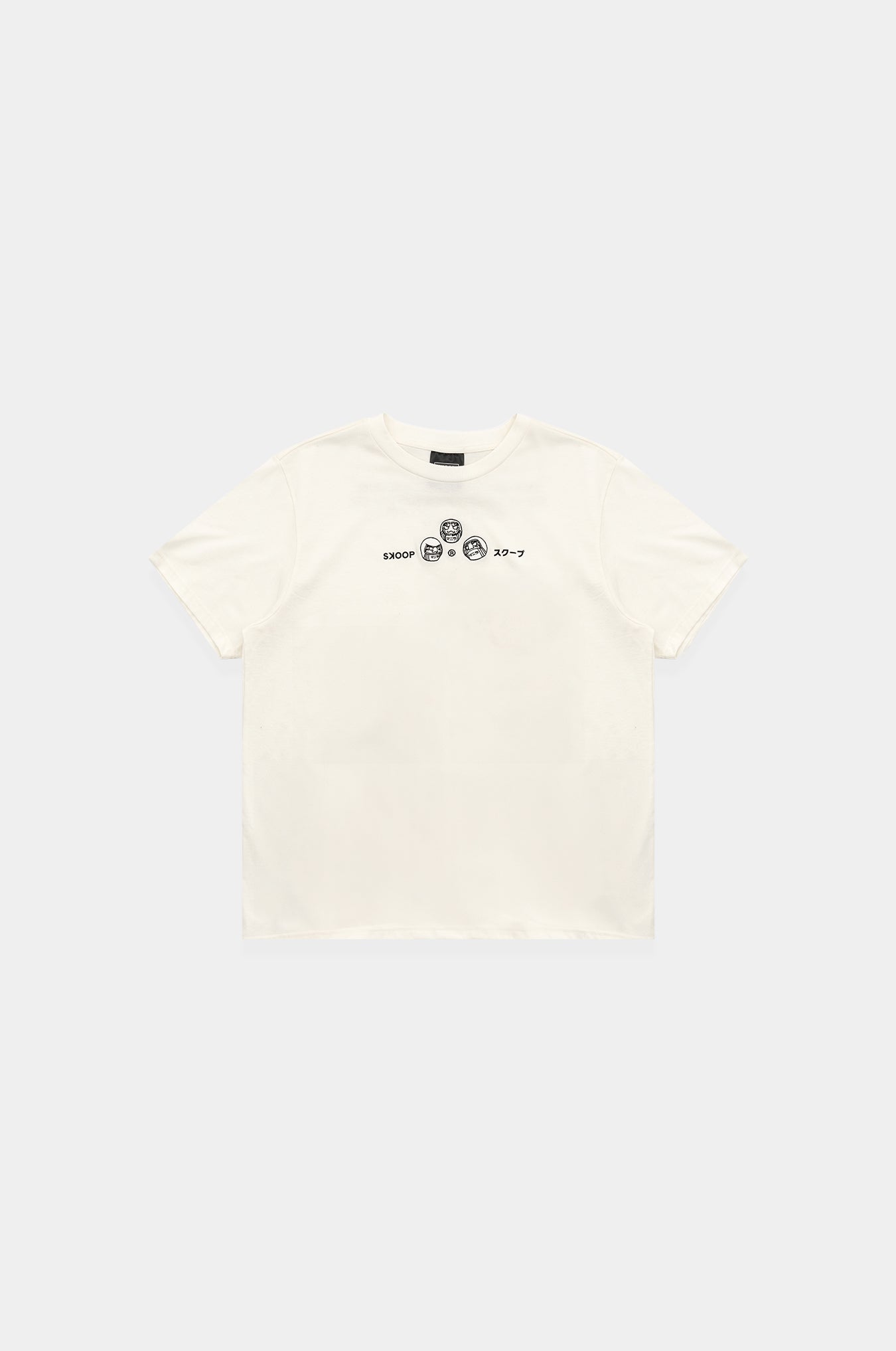 SKOOP® Daruma Creed Shirt Milk White - SKOOP Kommunity