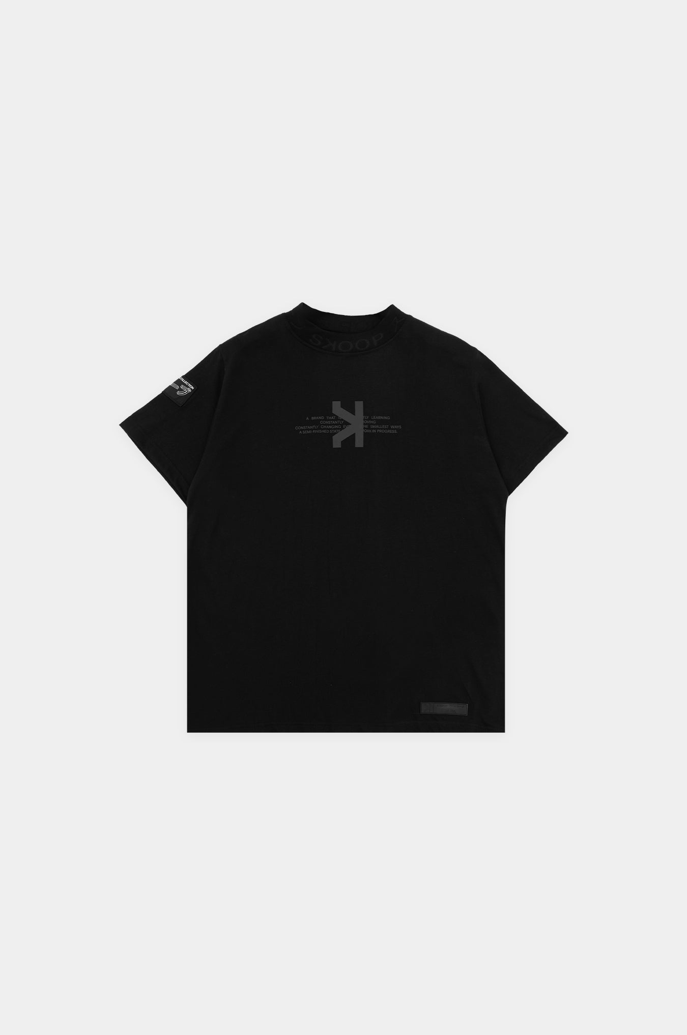 SKOOP® Nero Crew Neck Shirt Onyx - SKOOP Kommunity