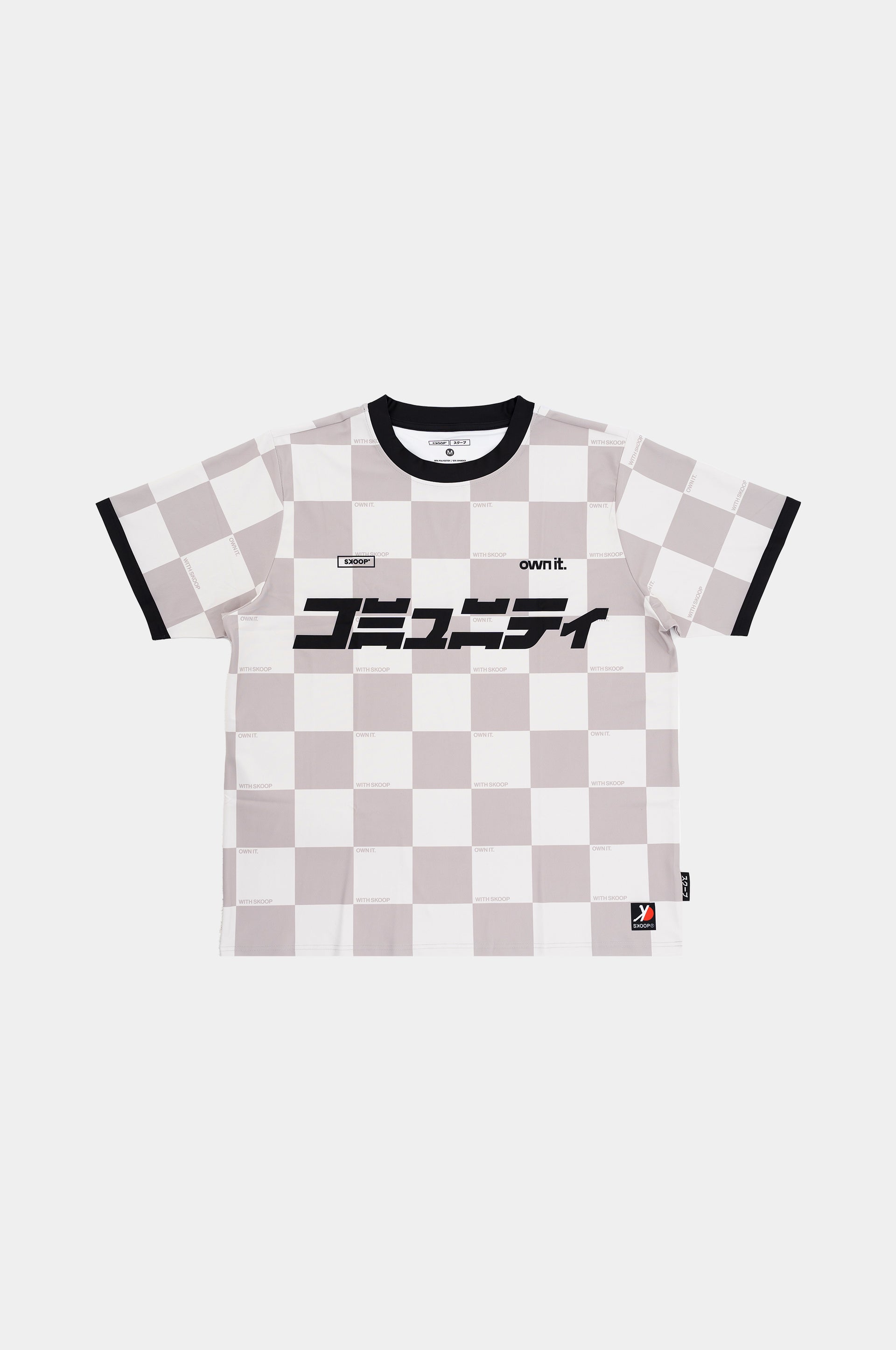 SKOOP® Checkered Kommunity Jersey Gray