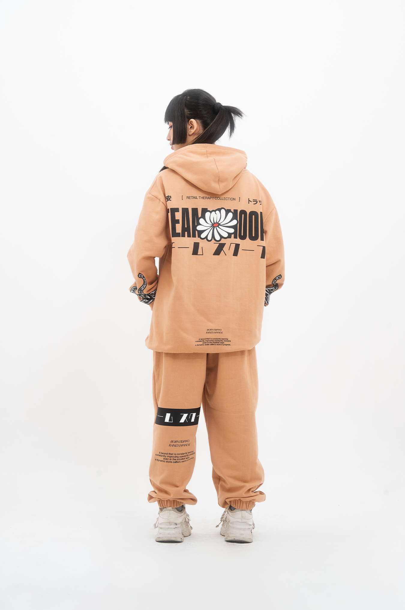 SKOOP® Retail Therapy Team Skoop Hoodie Tan - SKOOP Kommunity