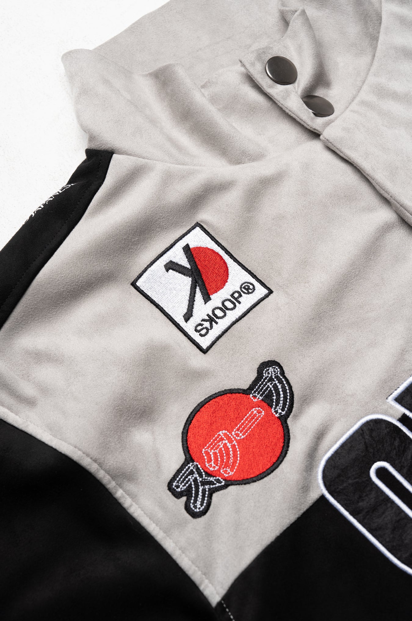 SKOOP® RT Suede Race Jacket Core Gray - SKOOP Kommunity
