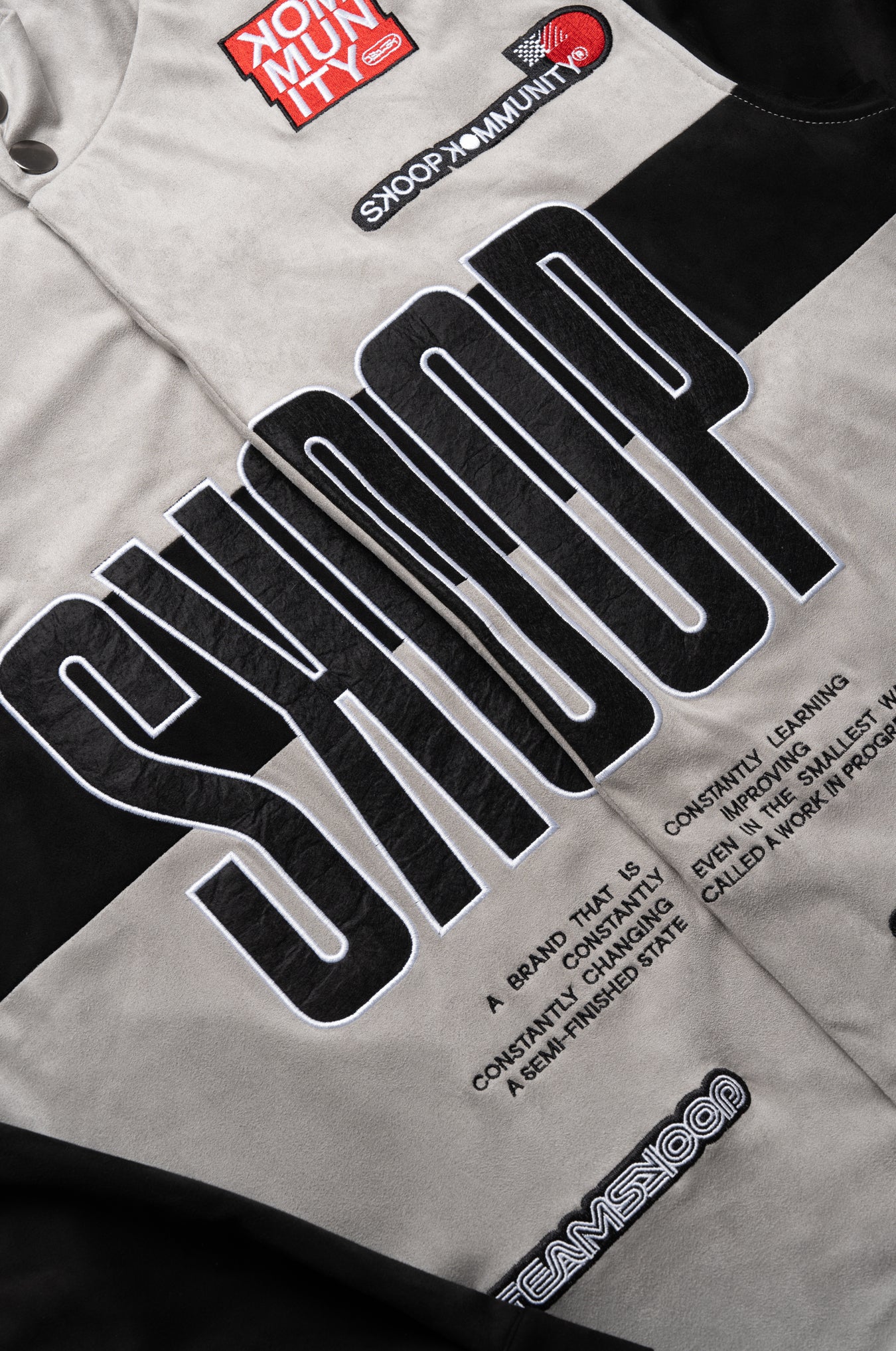 SKOOP® RT Suede Race Jacket Core Gray - SKOOP Kommunity