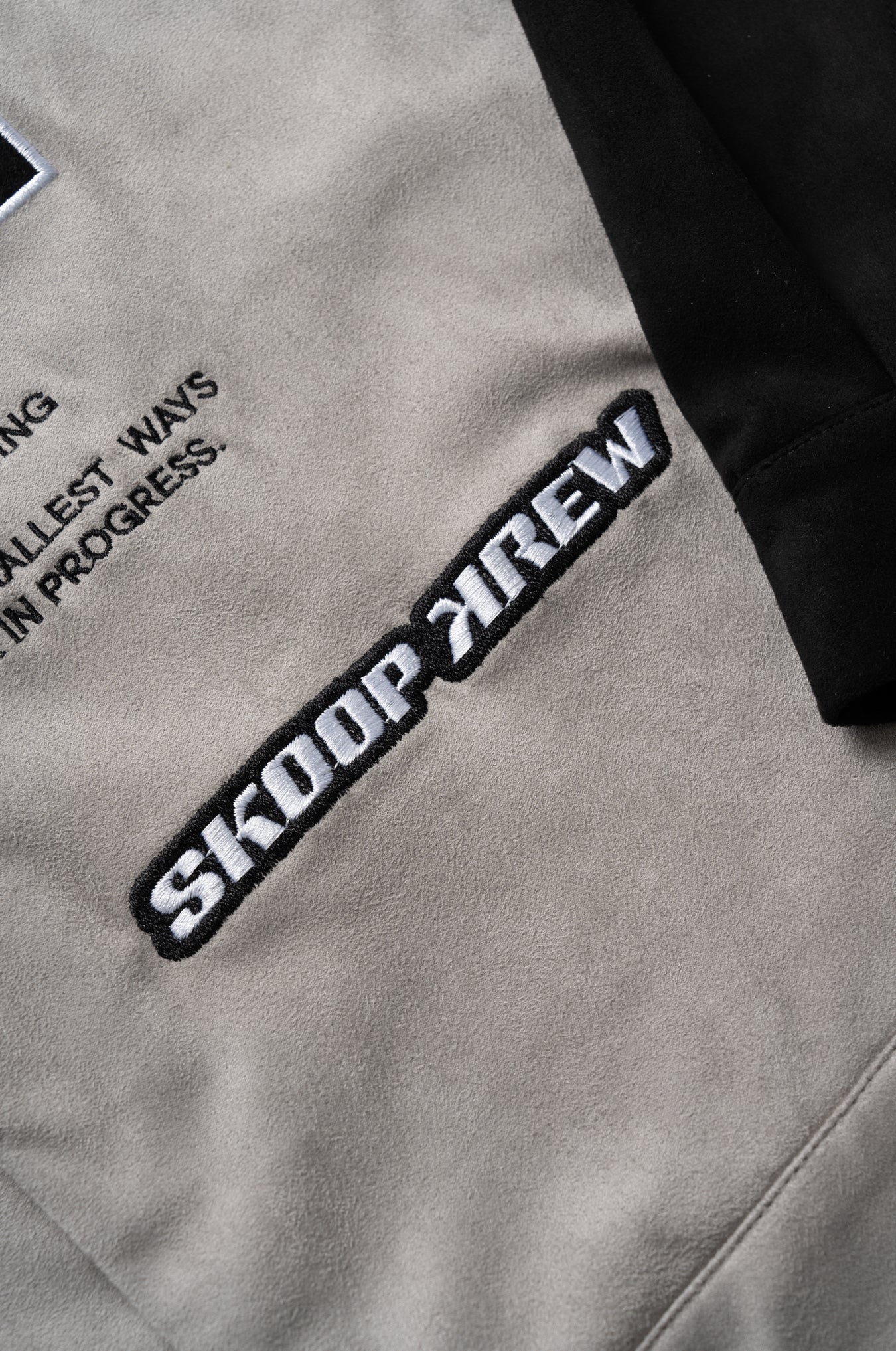 SKOOP® RT Suede Race Jacket Core Gray - SKOOP Kommunity
