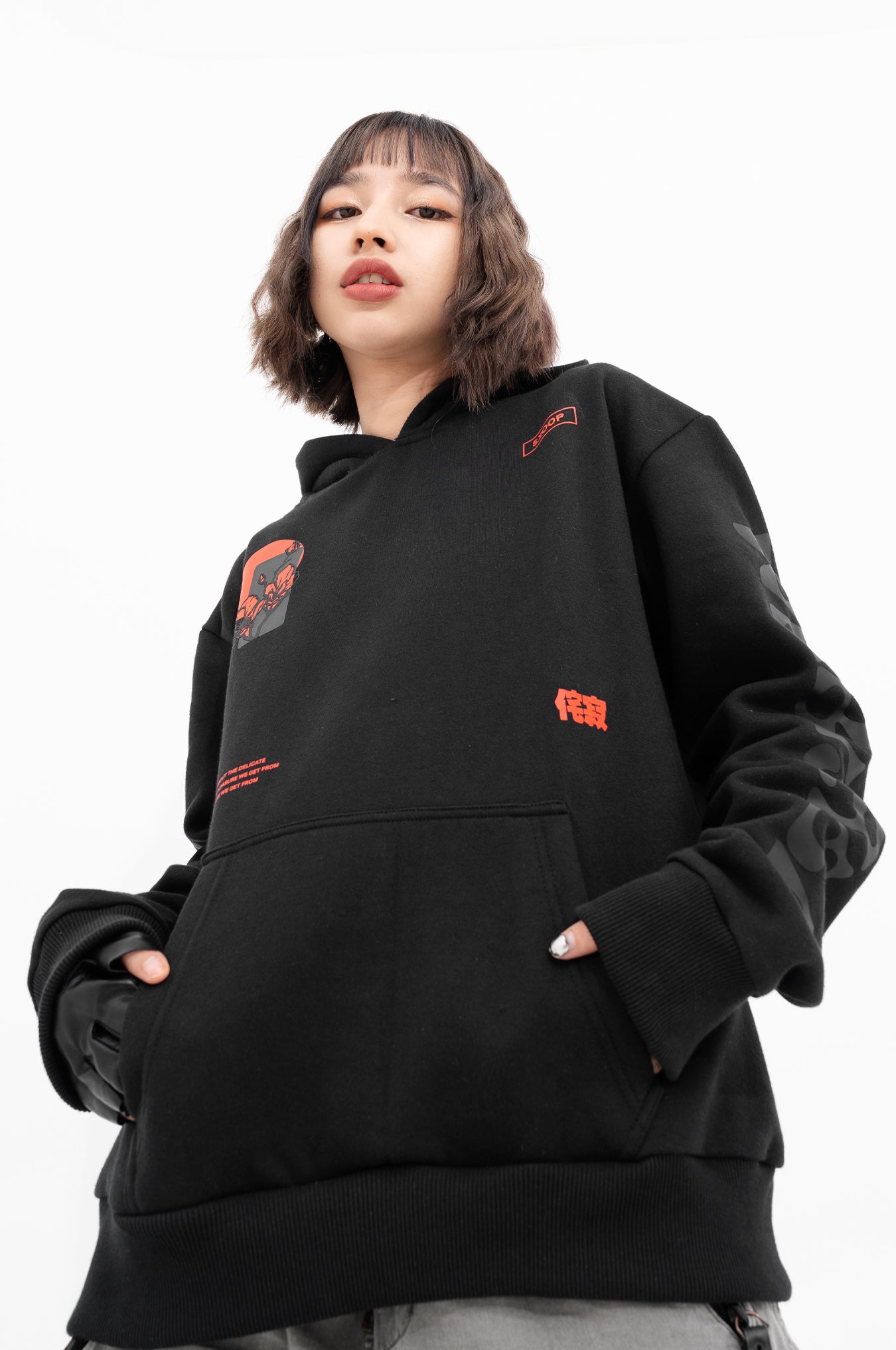 SKOOP® Wabi Sabi Hoodie Black - SKOOP Kommunity