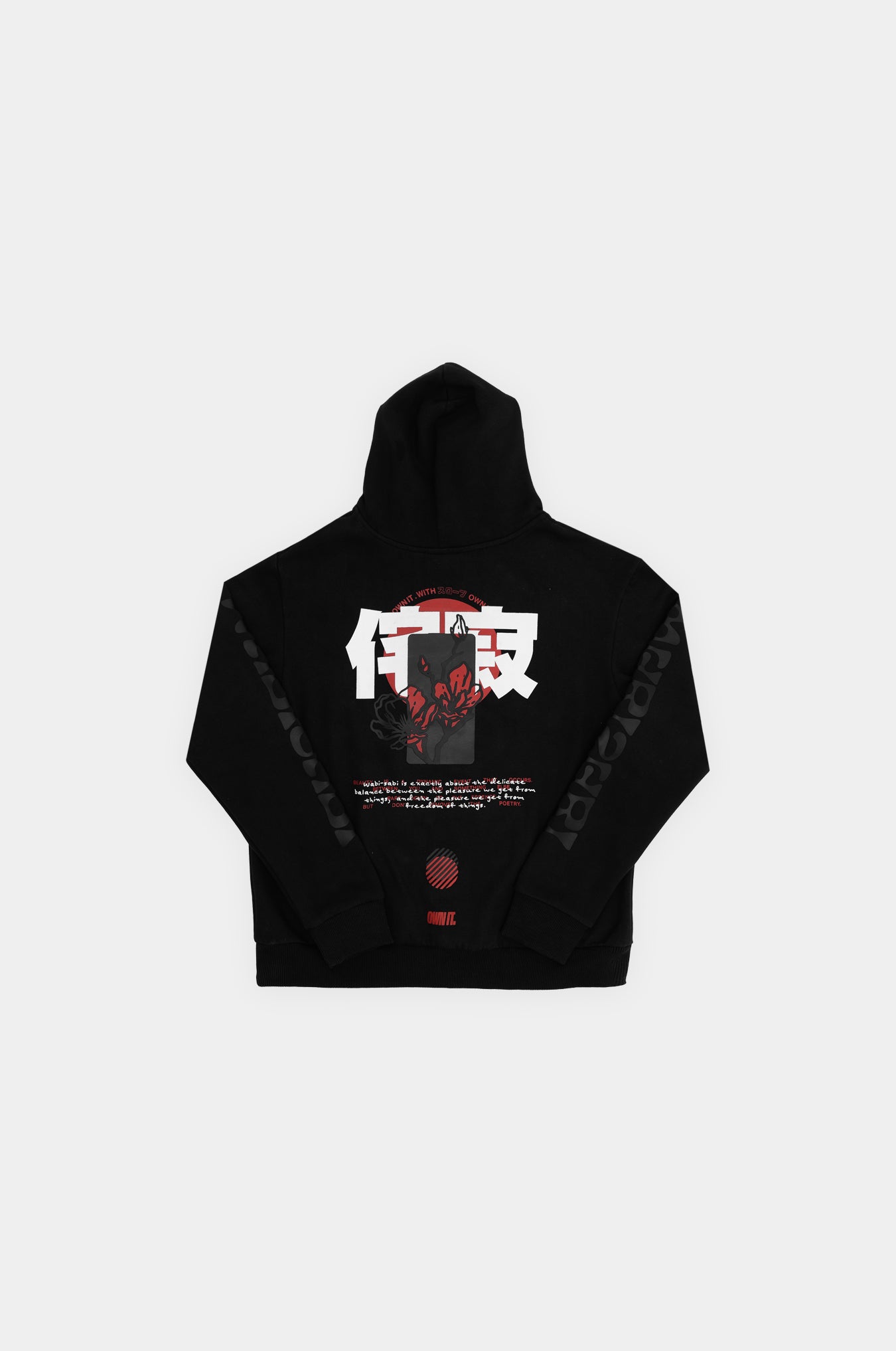 SKOOP® Wabi Sabi Hoodie Black - SKOOP Kommunity