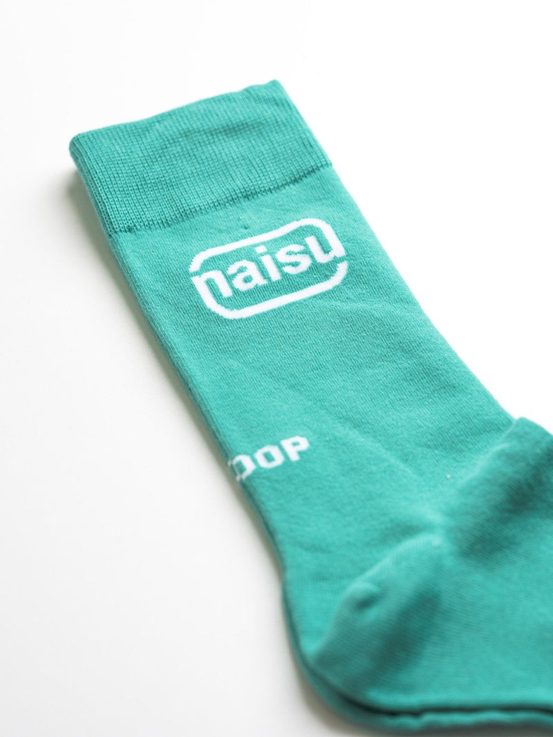 JERZY2K Teal Naisu Graphic Socks - SKOOP
