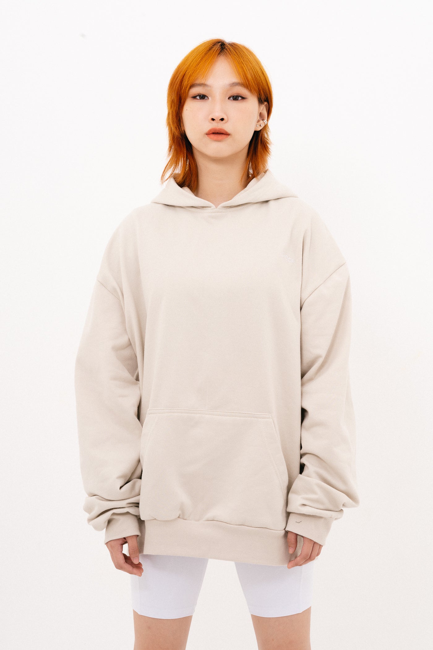 SKOOP® Basiks Bone White Hoodie - SKOOP