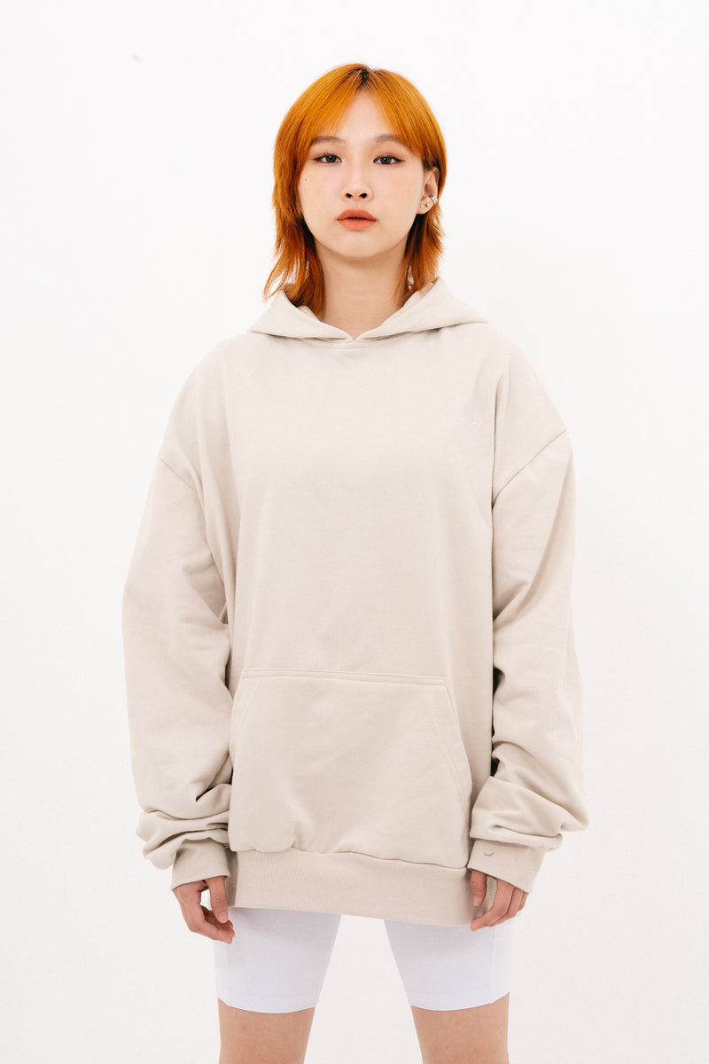 SKOOP® Basiks Bone White Hoodie - SKOOP