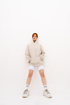 SKOOP® Basiks Bone White Hoodie - SKOOP