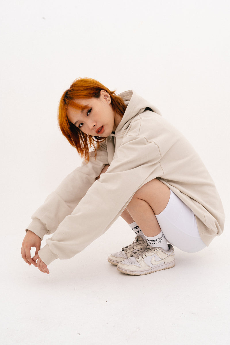 SKOOP® Basiks Bone White Hoodie - SKOOP