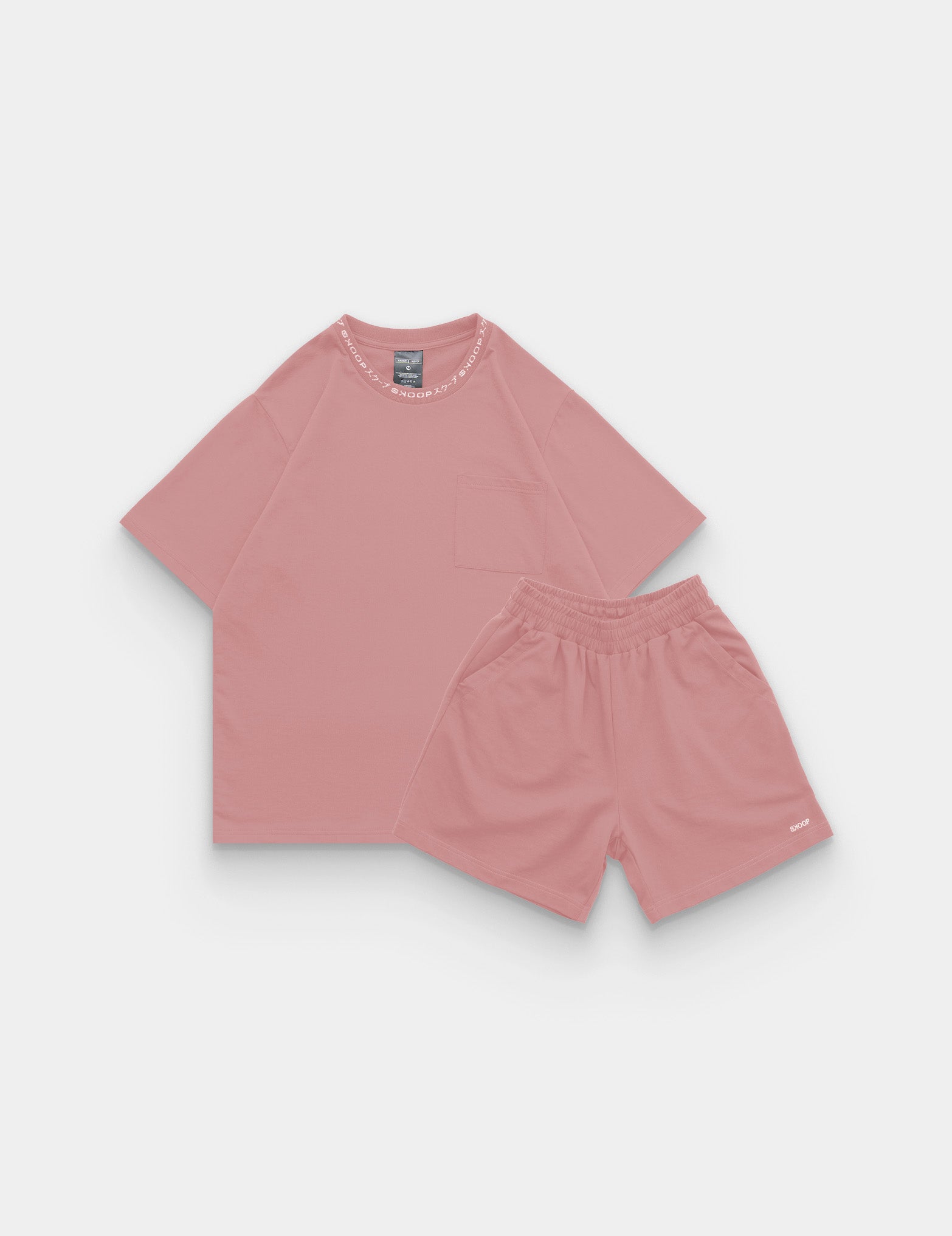 BASIKS Box Tee & Shorts Ginger Freeze Set