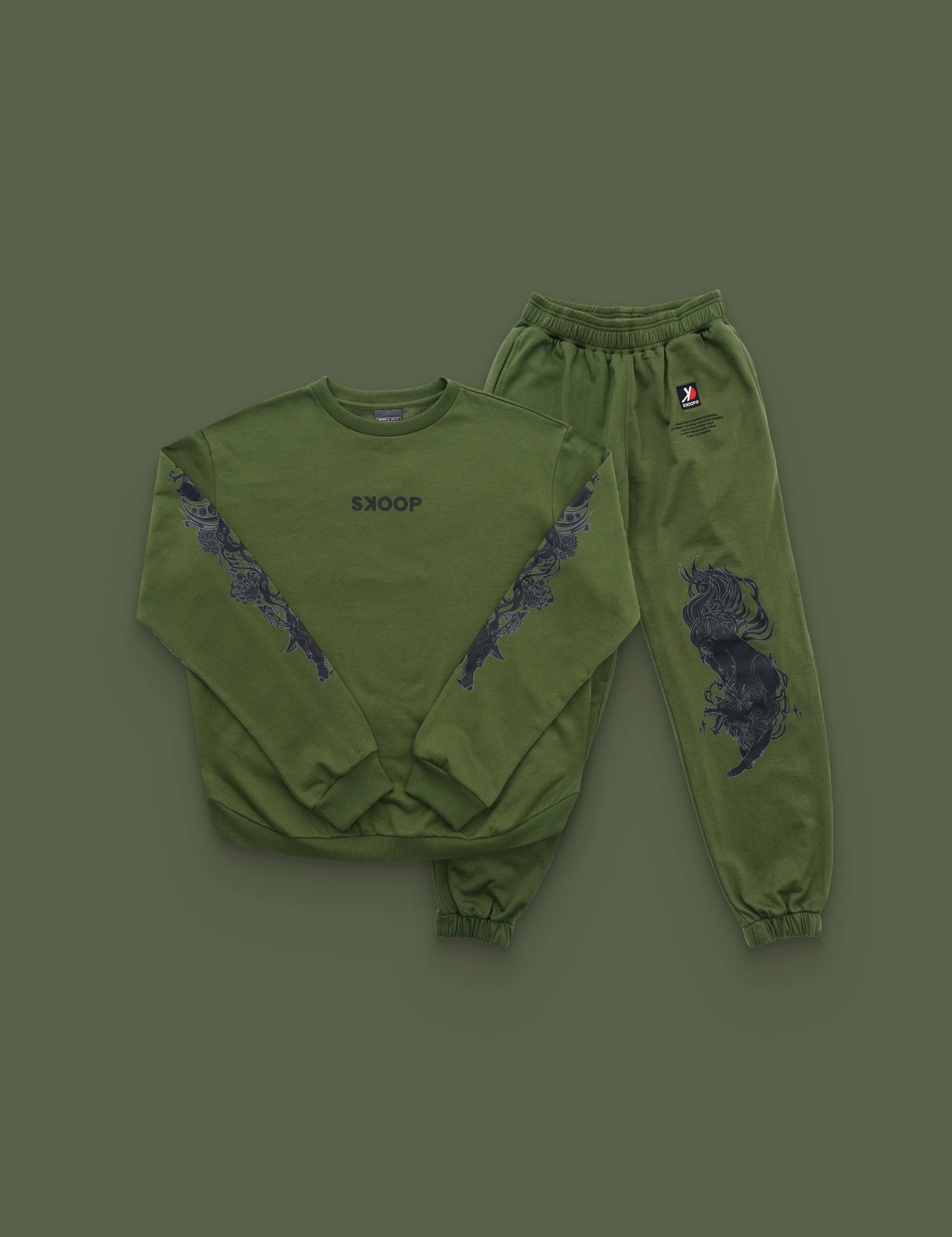 WVLF ART Olive Green Set
