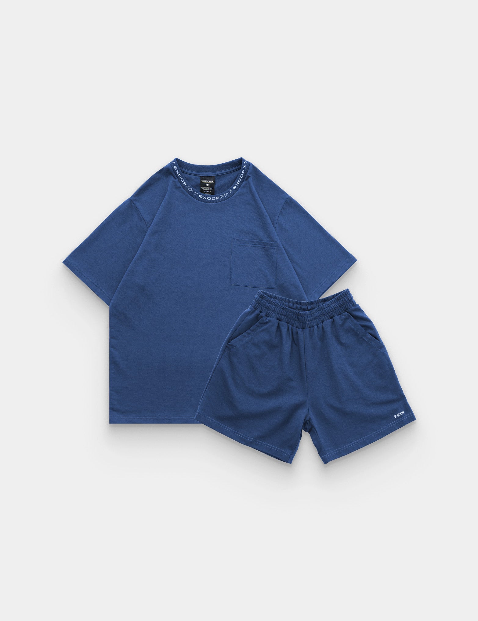 BASIKS Box Tee & Shorts Waves Set