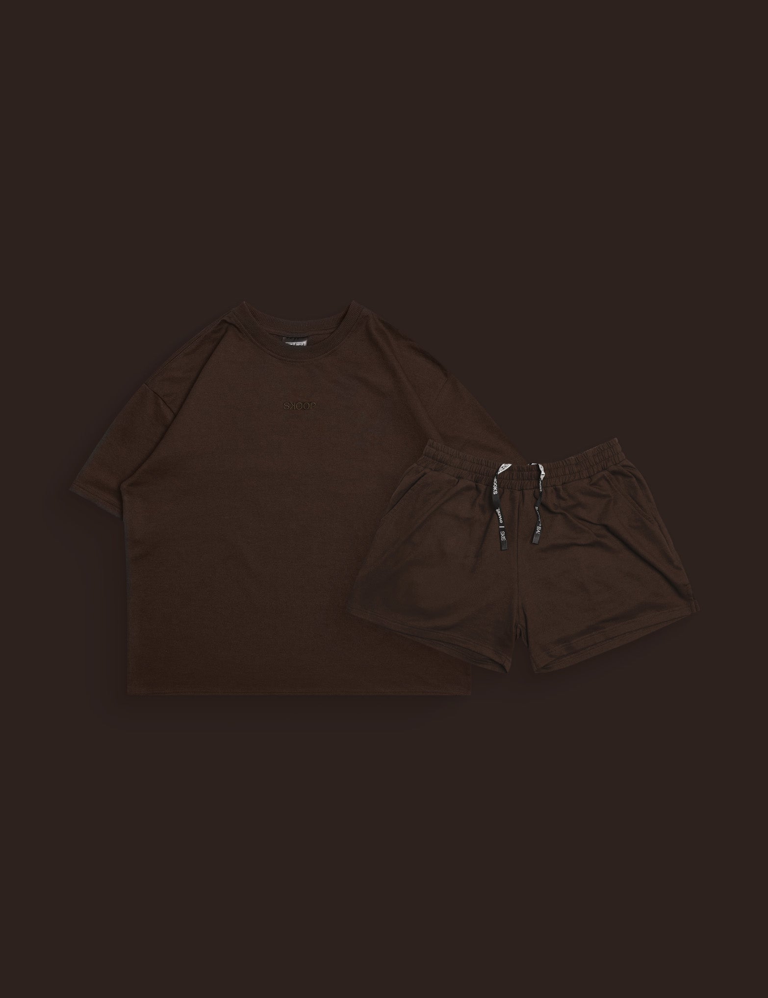 BASIKS Cropped Shirt & Sweat Shorts Wellwood Set