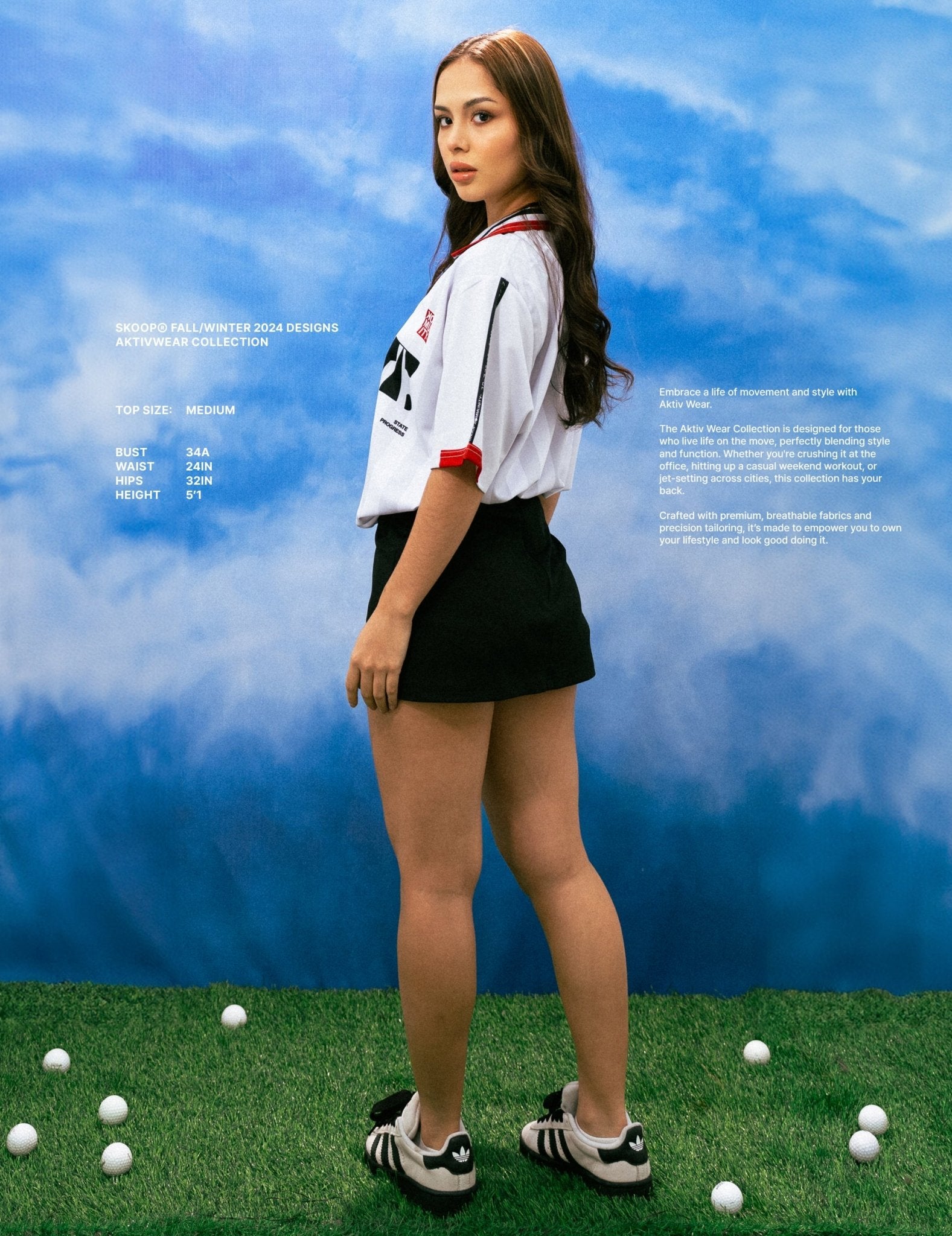 SKOOP® Golf Collared V - Neck Jersey Nimbus - SKOOP