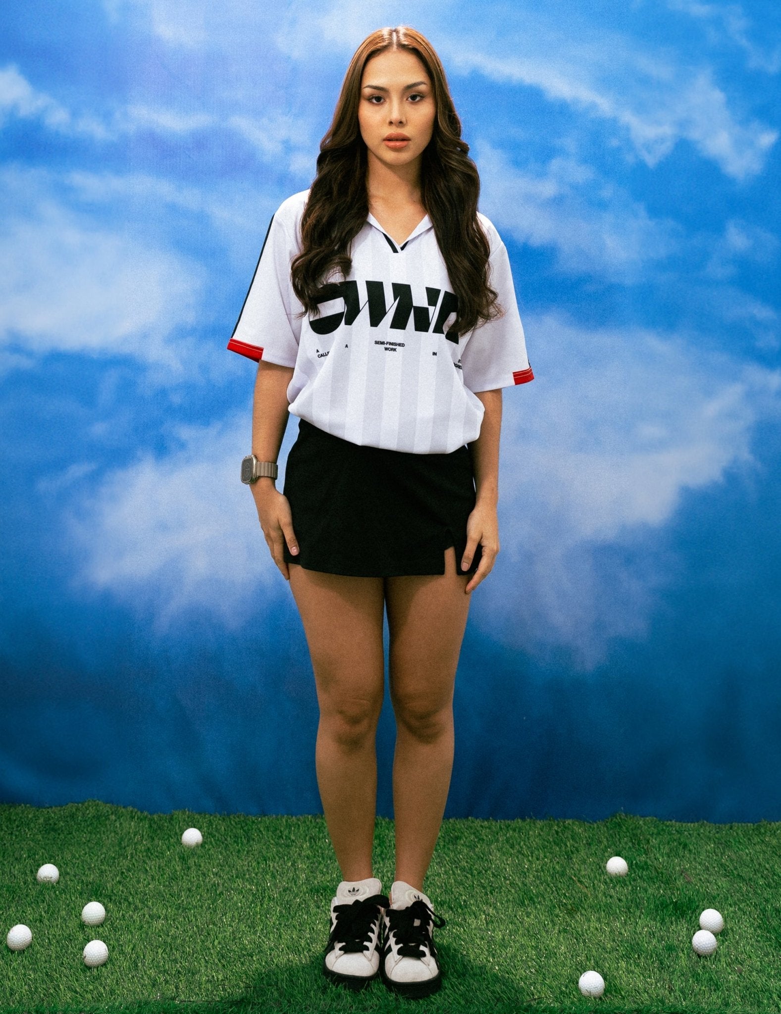 SKOOP® Golf Collared V - Neck Jersey Nimbus - SKOOP