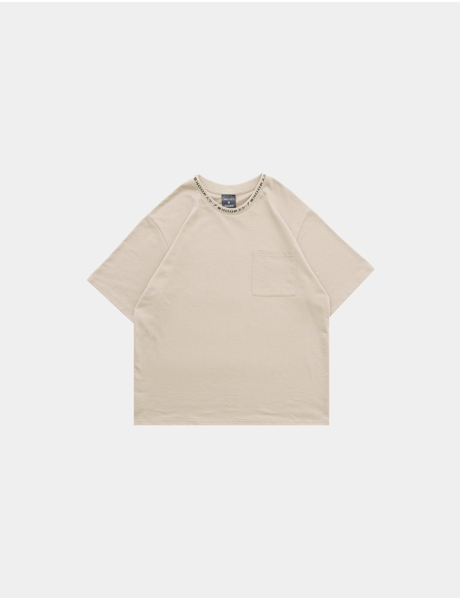 BASIKS Box Tee Meringue - SKOOP