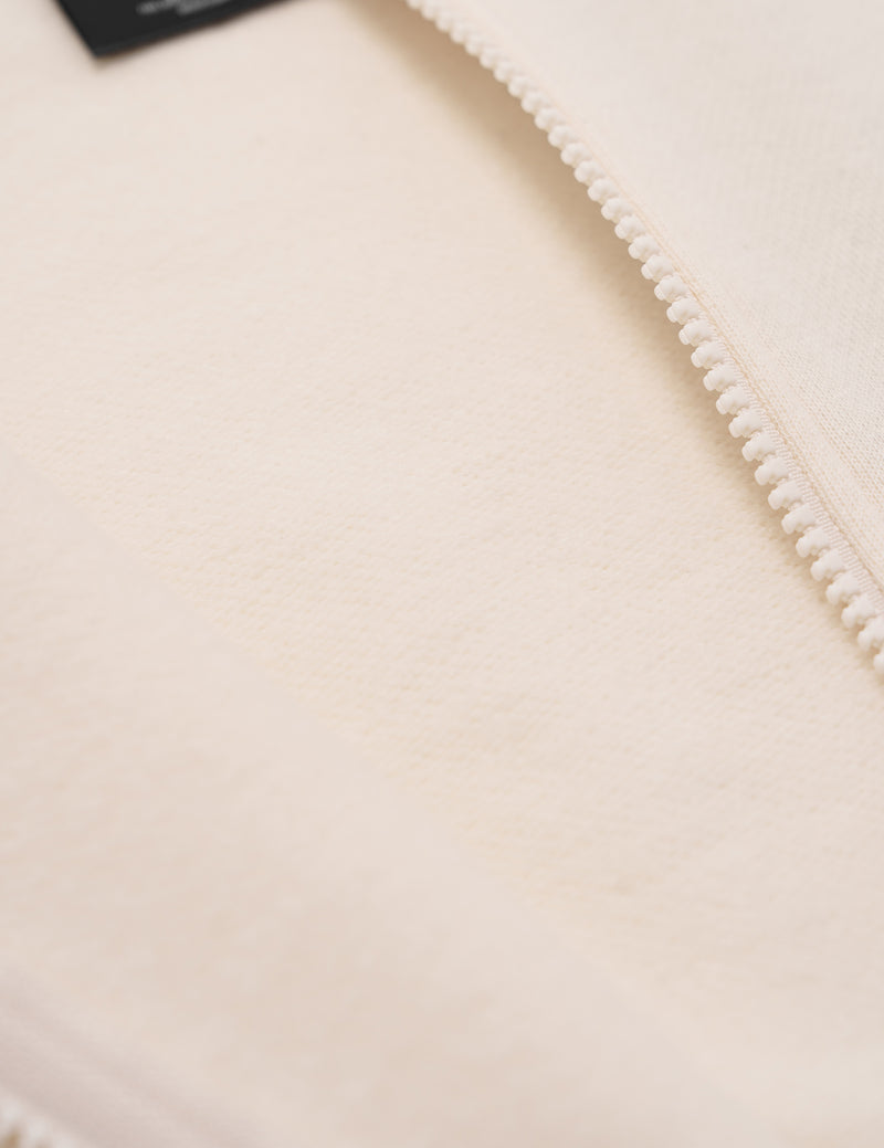 SKOOP® Basiks Oversized Zip Up Hoodie Bone White - SKOOP