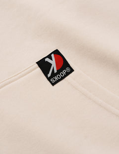 SKOOP® Basiks Oversized Zip Up Hoodie Bone White - SKOOP