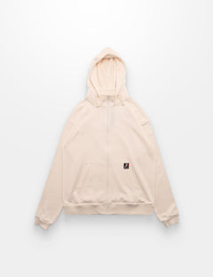 SKOOP® Basiks Oversized Zip Up Hoodie Bone White - SKOOP