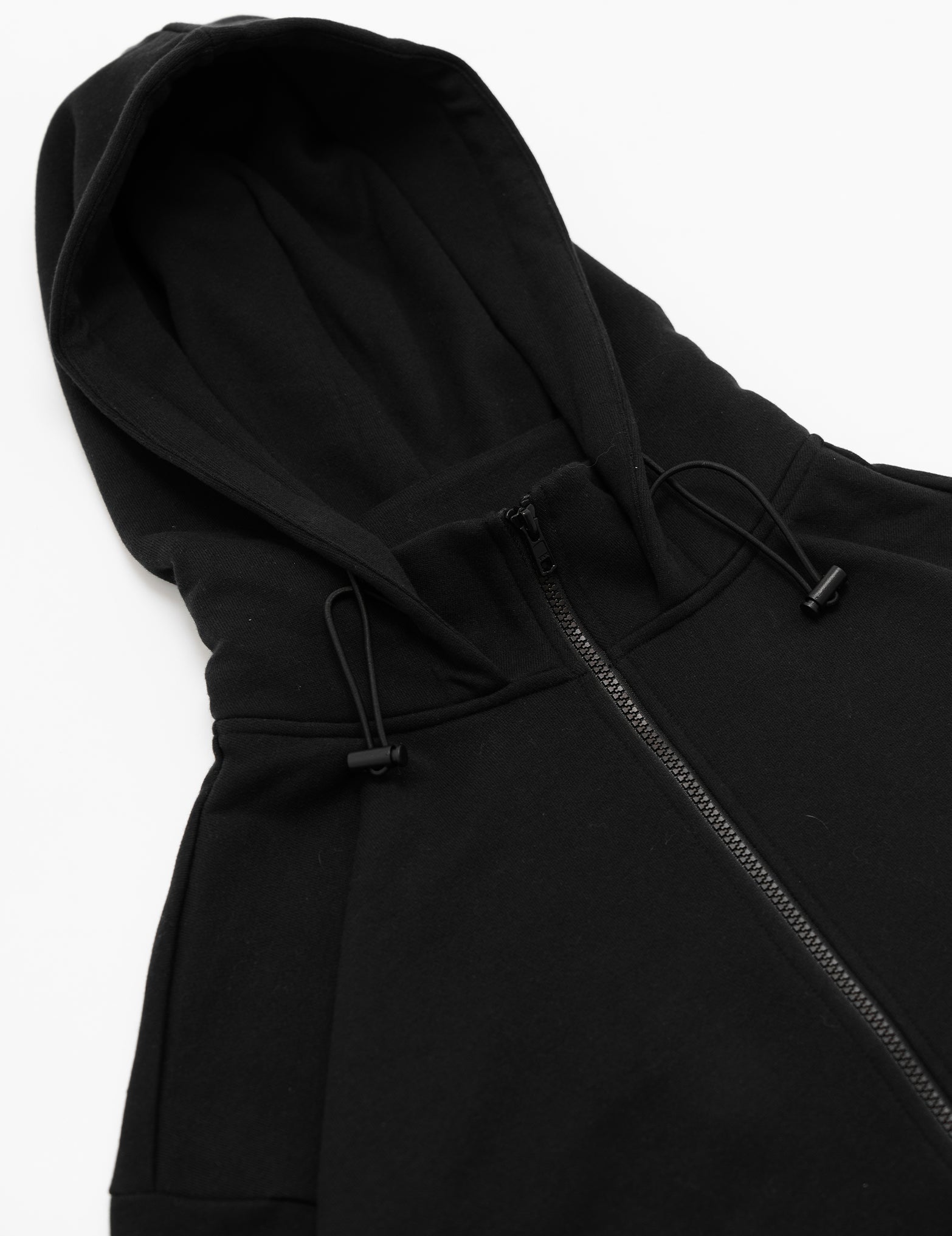 SKOOP® Basiks Oversized Zip Up Hoodie Onyx