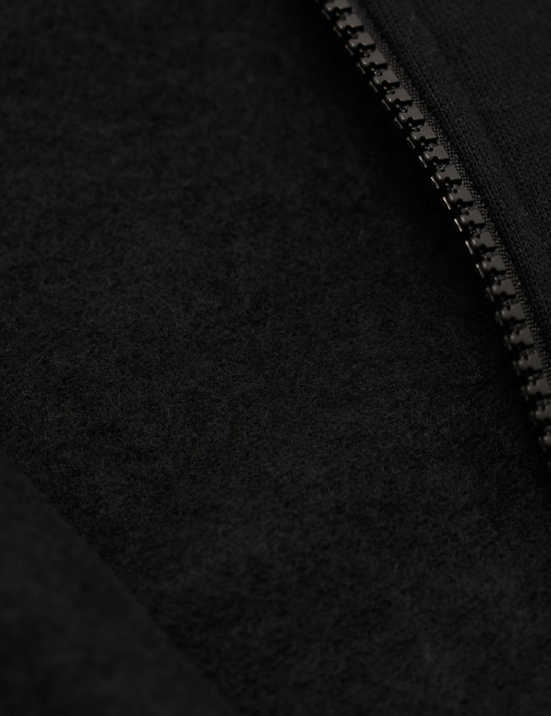 SKOOP® Basiks Oversized Zip Up Hoodie Onyx - SKOOP