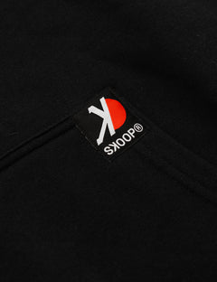 SKOOP® Basiks Oversized Zip Up Hoodie Onyx - SKOOP