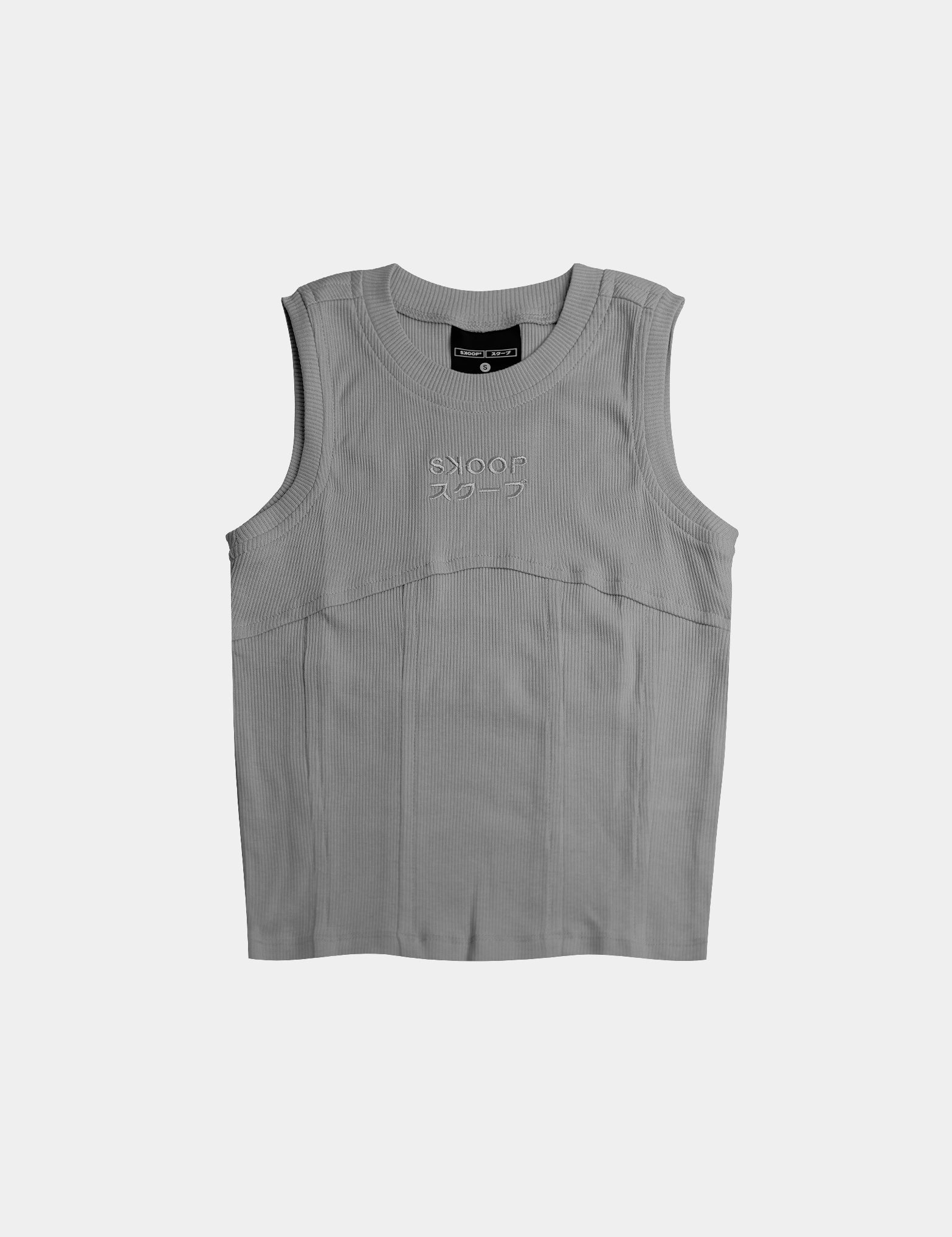 BASIKS Women's Ribbed Tank Top Calypso