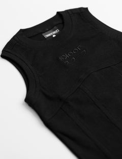 BASIKS Women's Ribbed Tank Top Noir - SKOOP