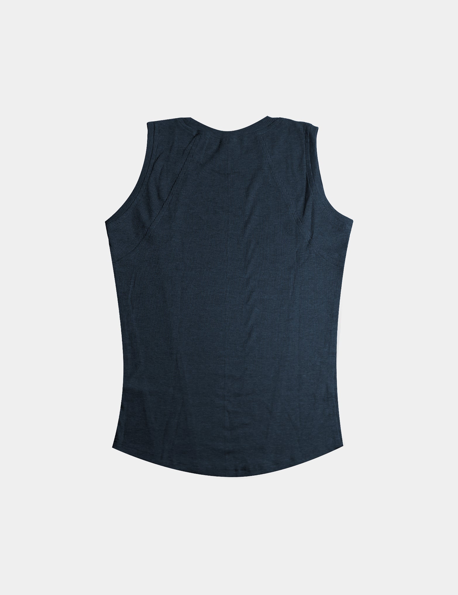 BASIKS Men's Ribbed Tank Top Black Pearl