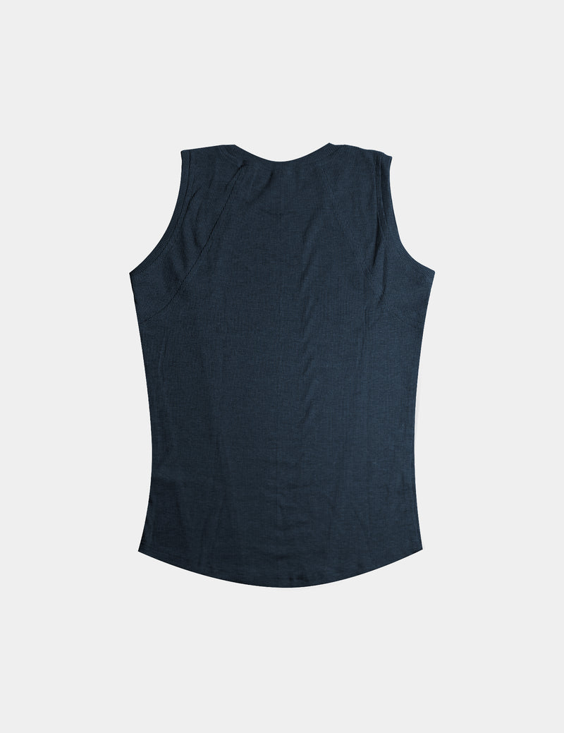 BASIKS Men's Ribbed Tank Top Black Pearl - SKOOP