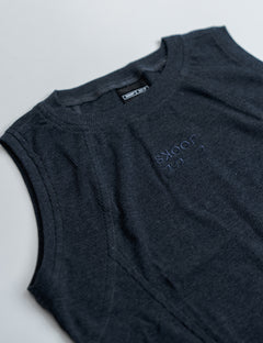 BASIKS Men's Ribbed Tank Top Black Pearl - SKOOP