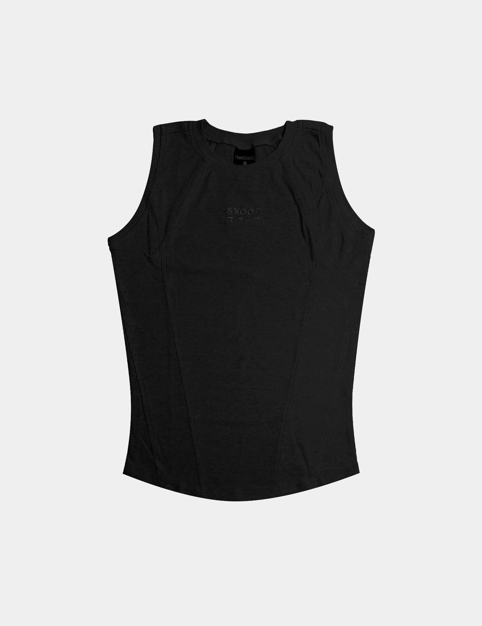 BASIKS Men's Ribbed Tank Top Noir