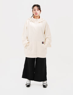 SKOOP® Basiks Oversized Zip Up Hoodie Bone White - SKOOP