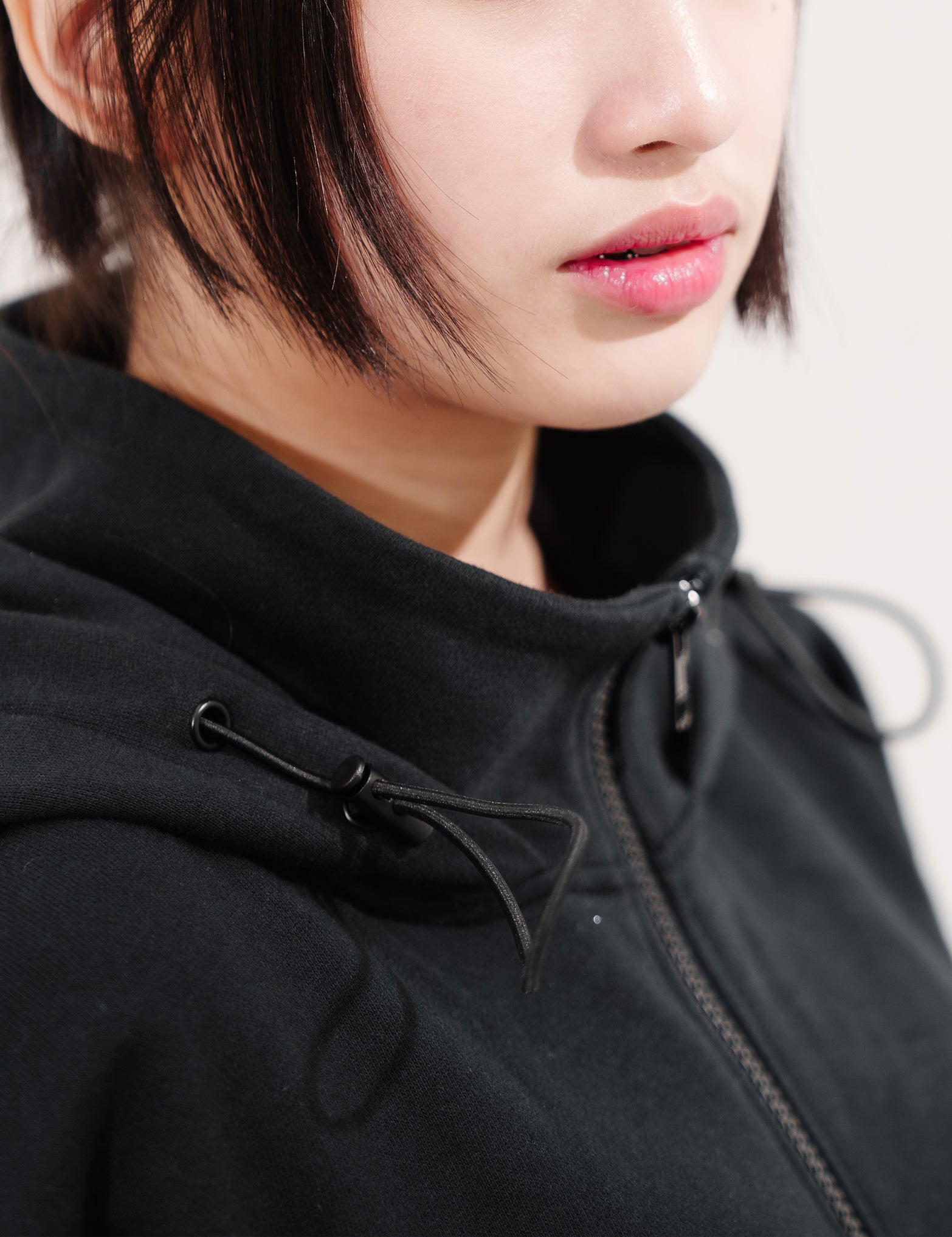 SKOOP® Basiks Oversized Zip Up Hoodie Onyx - SKOOP