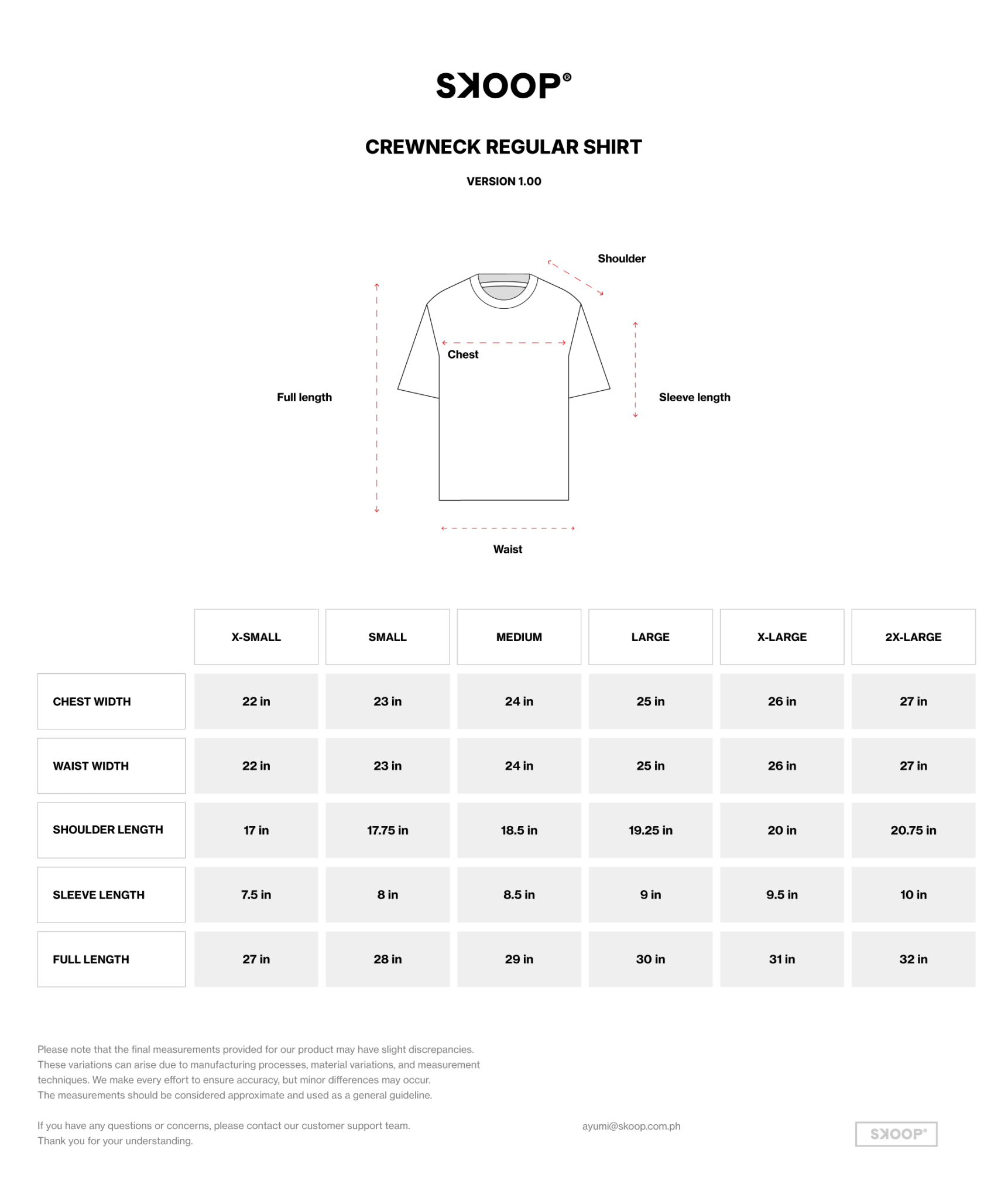 SKOOP® Nero Crew Neck Shirt Onyx - SKOOP