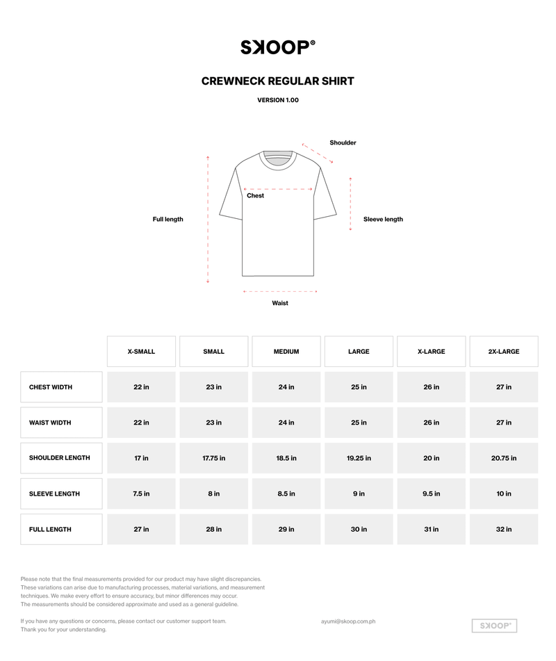 SKOOP® Nero Crew Neck Shirt Onyx - SKOOP