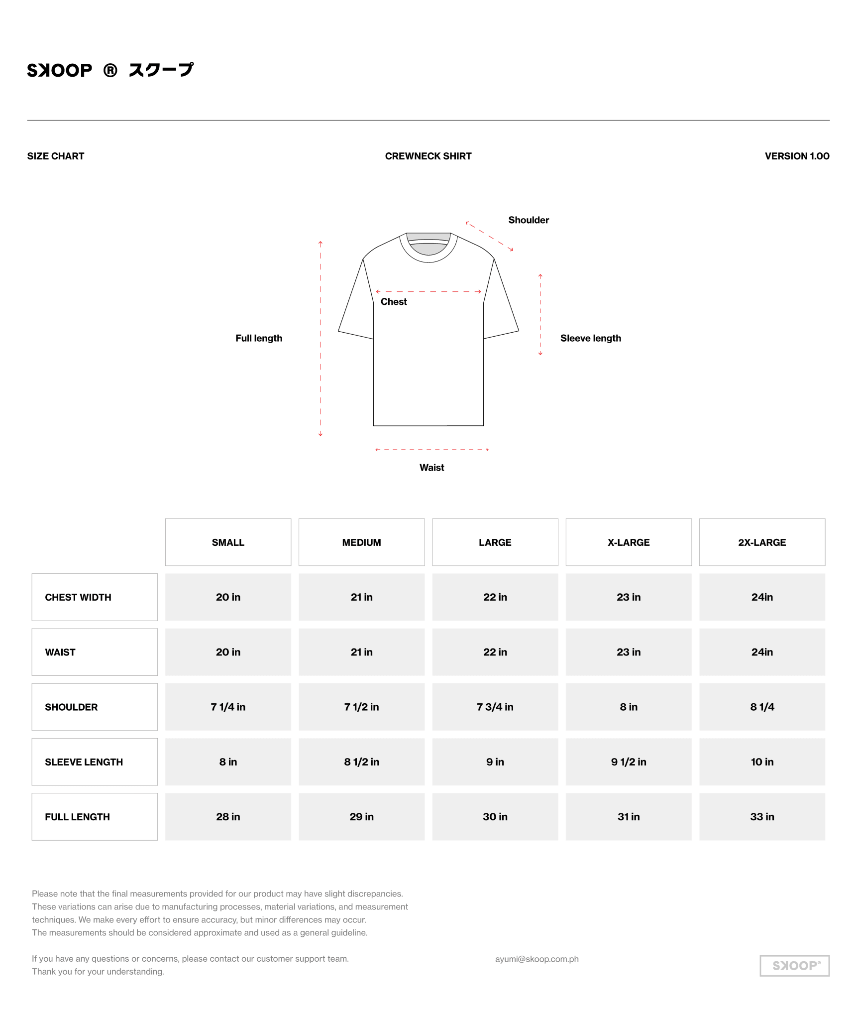 SKOOP® Basiks Crew Neck Shirt Graveyard - SKOOP