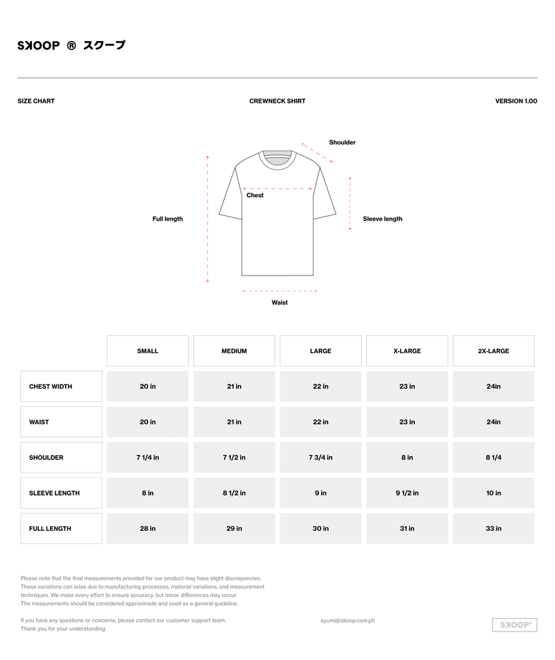 SKOOP® Basiks Crew Neck Shirt Graveyard - SKOOP