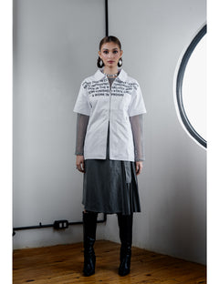 SKOOP® Takumi Two Way Zip Shirt Evergreen White - SKOOP