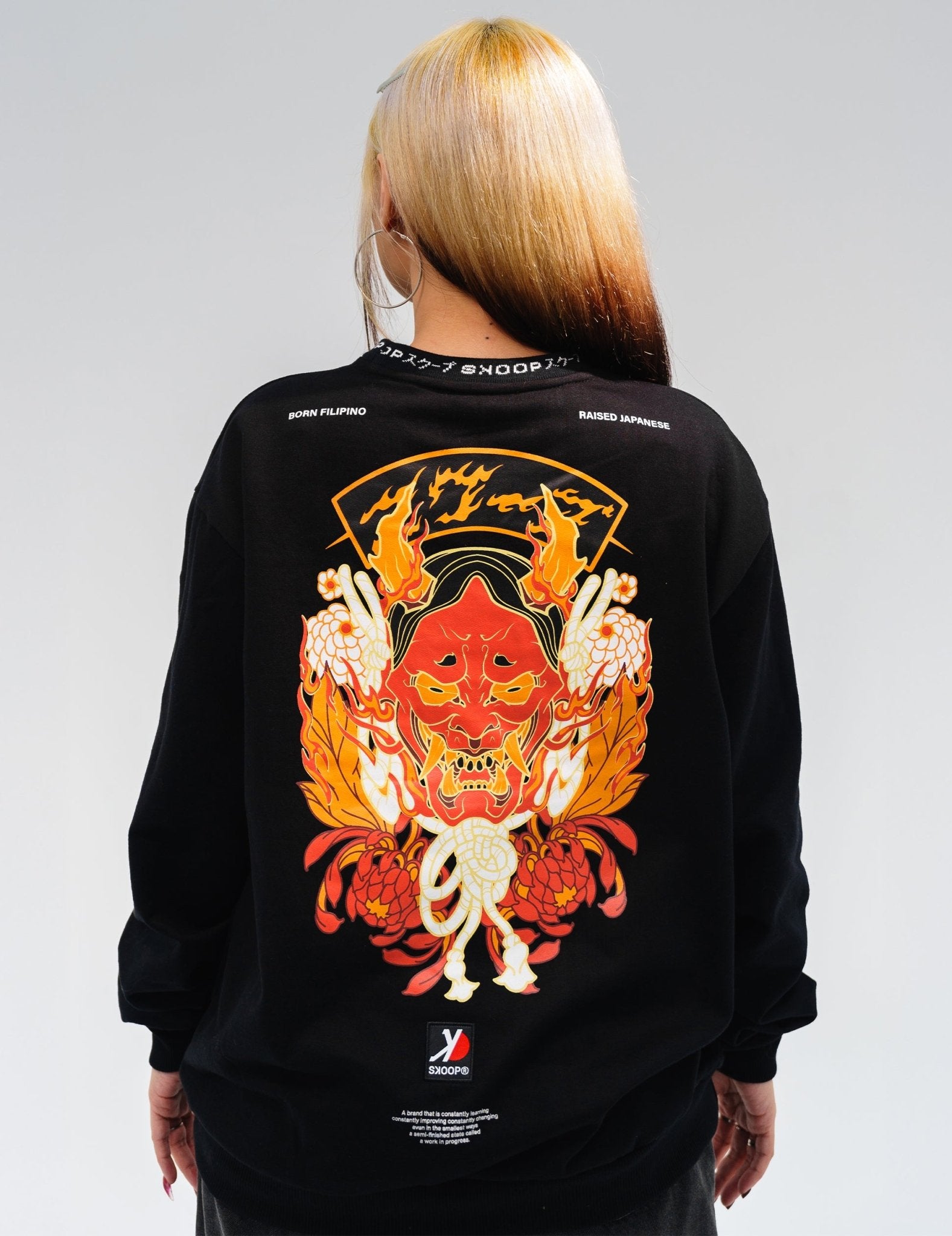 SKOOP® Sweater Hannya Black - SKOOP