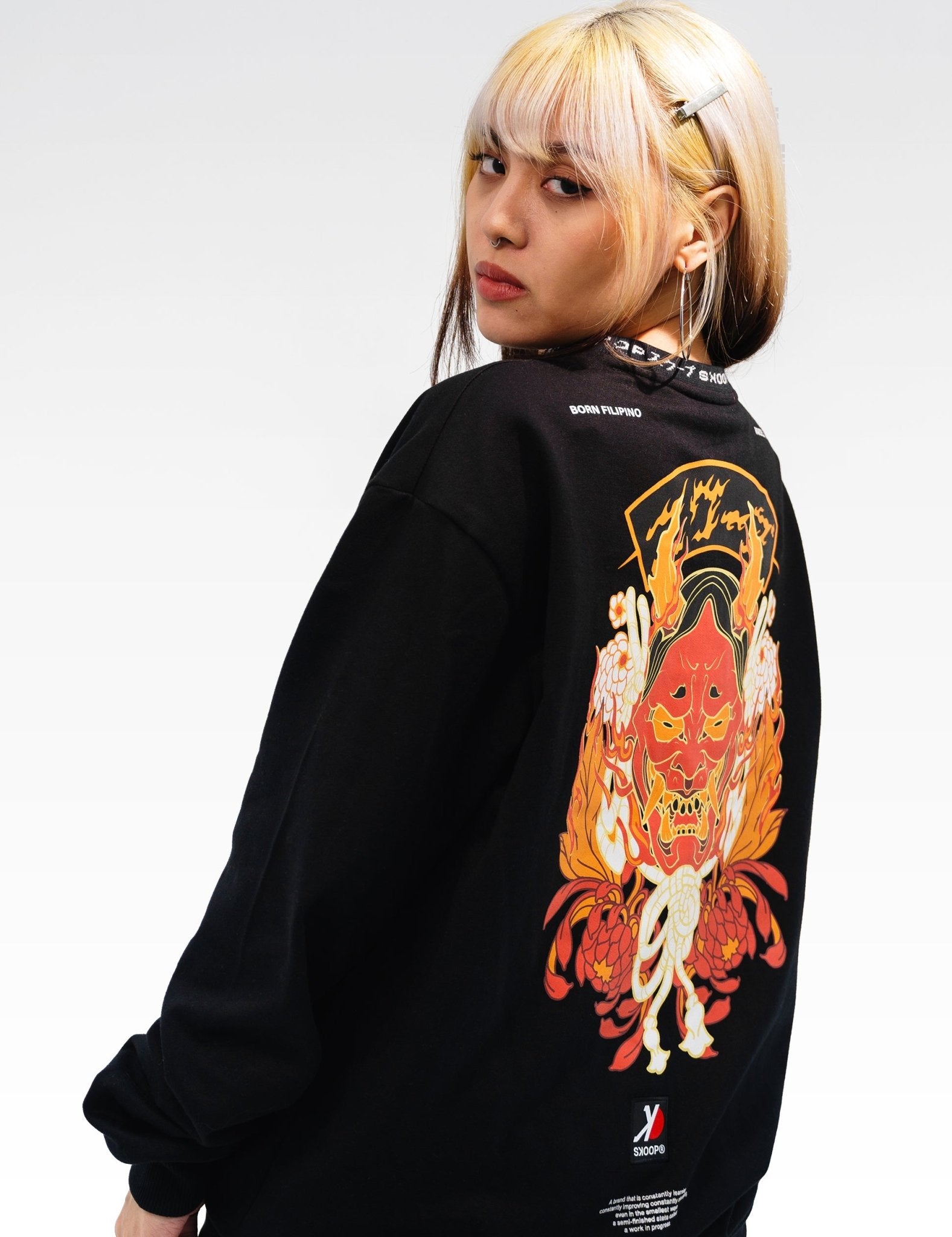 SKOOP® Sweater Hannya Black - SKOOP