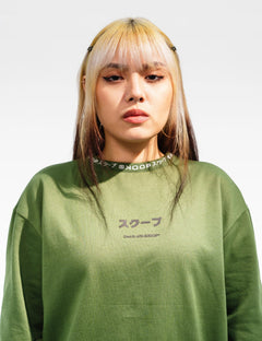 SKOOP® Sweater Hannya Olive - SKOOP