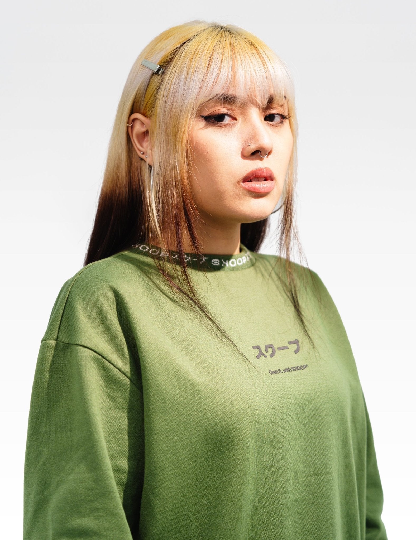 SKOOP® Sweater Hannya Olive - SKOOP