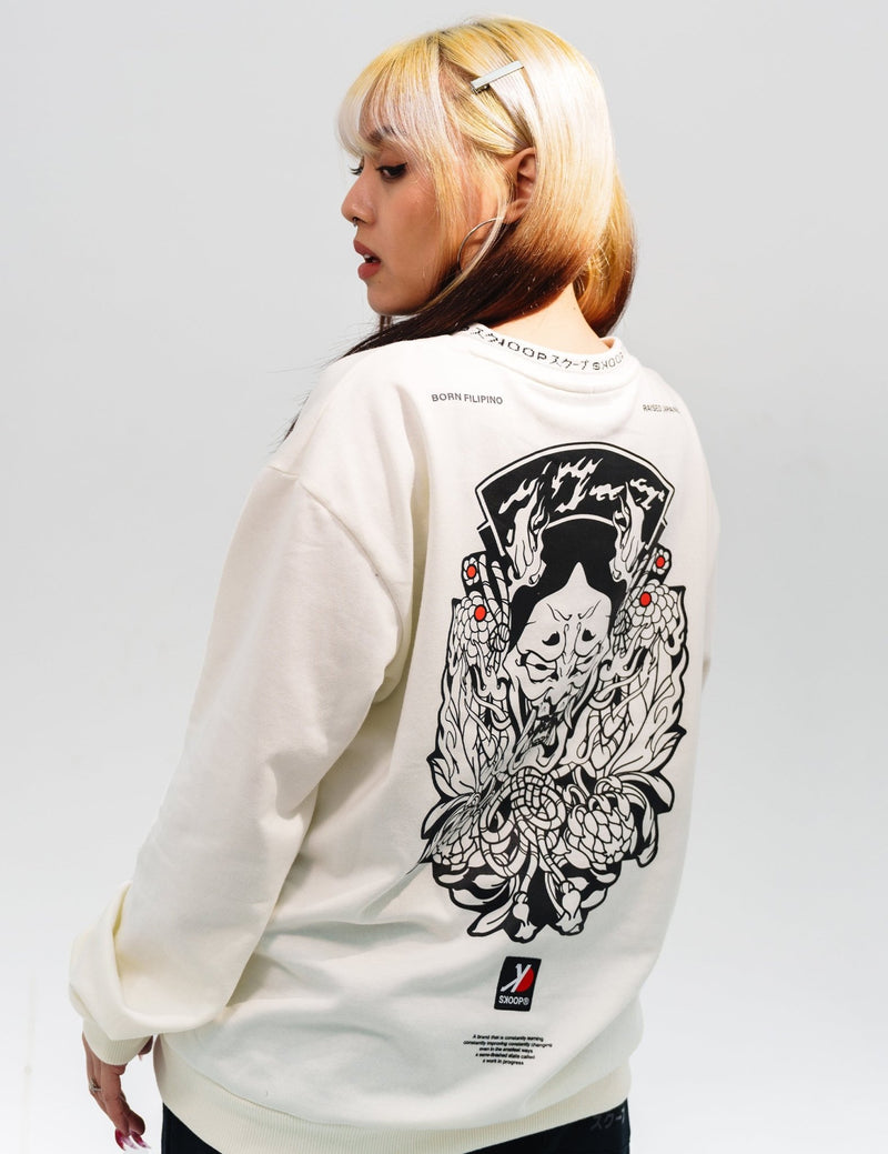 SKOOP® Sweater Hannya White - SKOOP