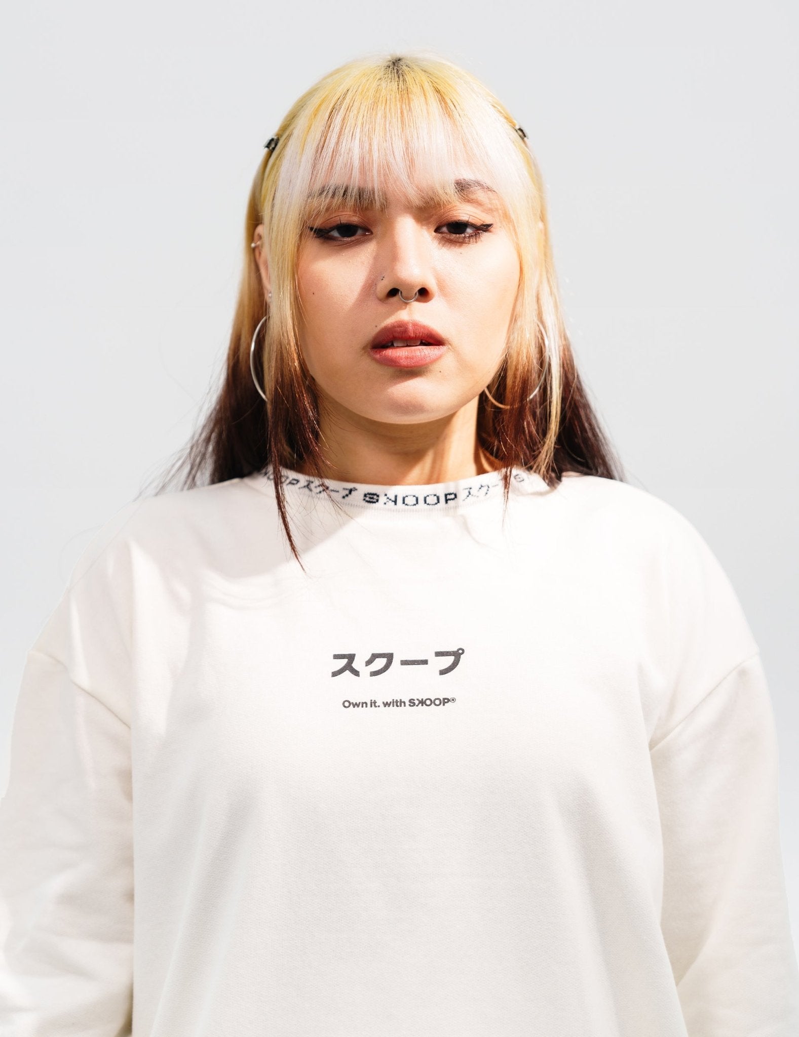 SKOOP® Sweater Hannya White - SKOOP